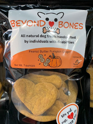bag of Beyond Bones Peanut Butter Pumpkin Ginger Treats